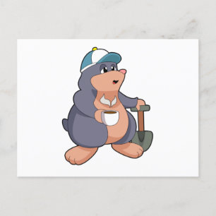 Mole Shovel Postcard