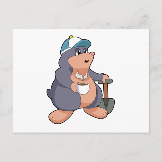 Mole Shovel Postcard (Front)