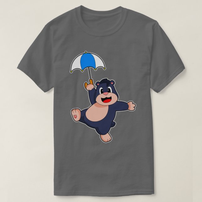 Mole Umbrella T-Shirt (Design Front)