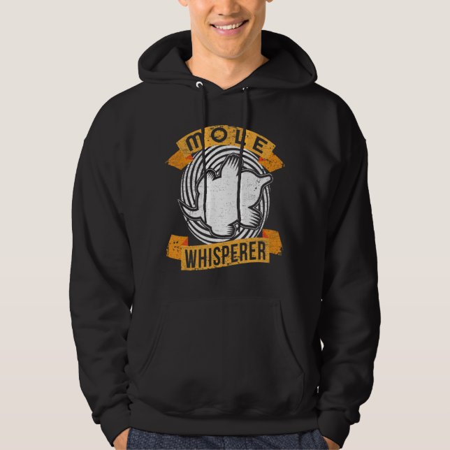 Mole Whisperer I Sweet Garden Gardener Cute Childr Hoodie (Front)