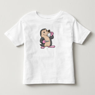 Mole with Cup of Coffee & Saucer Toddler T-Shirt