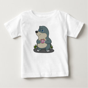 Mole with Donut Baby T-Shirt