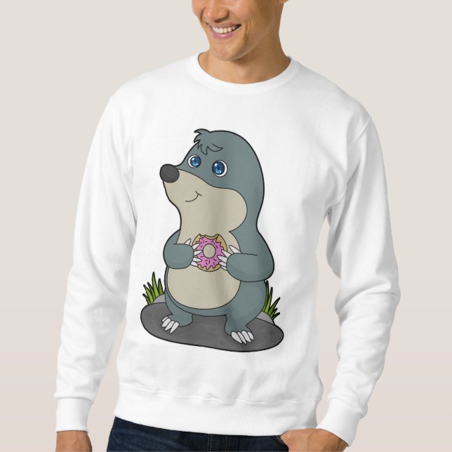Mole with Donut Sweatshirt (Front)