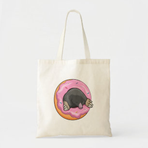 Mole with Donut Tote Bag