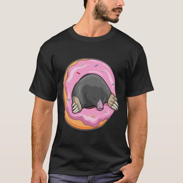 Mole with Doughnut T-Shirt (Front)
