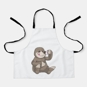Mole with Earthworm Apron