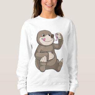 Mole with Earthworm Sweatshirt