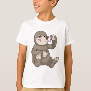 Mole with Earthworm T-Shirt