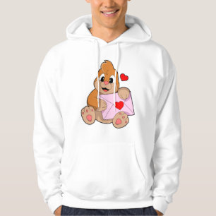 Mole with Heart Envelope Hoodie