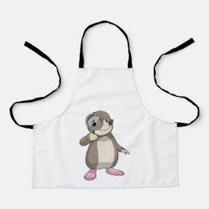 Mole with Magnifying glass Apron