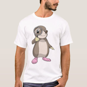 Mole with Magnifying glass T-Shirt