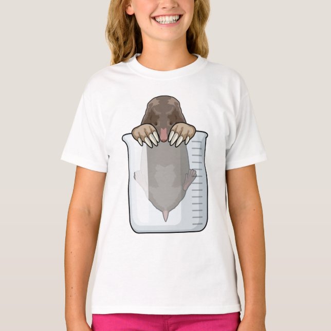 Mole with Measuring cup T-Shirt (Front)