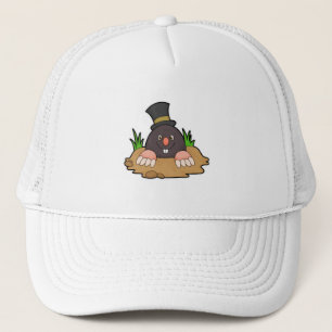 Mole with Molehill & Hat
