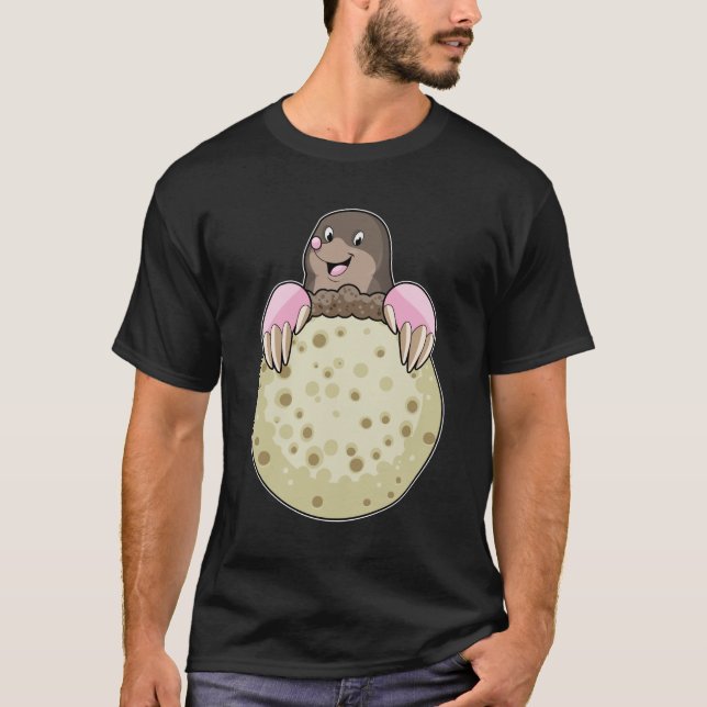 Mole with Moon T-Shirt (Front)