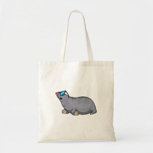 Mole with Sunglasses Tote Bag