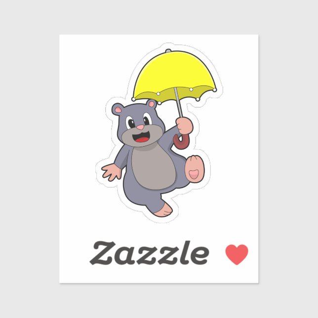 Mole with Umbrella (Sheet)