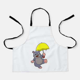 Mole with Umbrella Apron