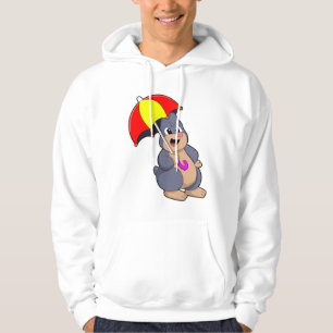 Mole with Umbrella Hoodie