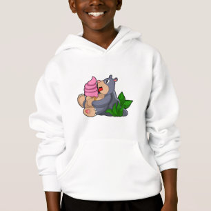 Mole with Waffle ice cream