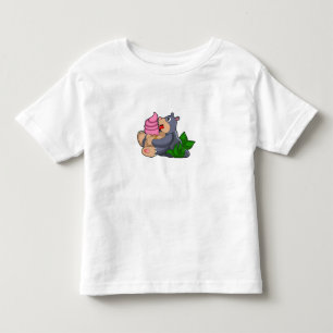 Mole with Waffle ice cream Toddler T-Shirt
