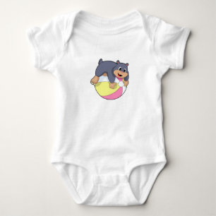 Mole with Water polo.PNG Baby Bodysuit