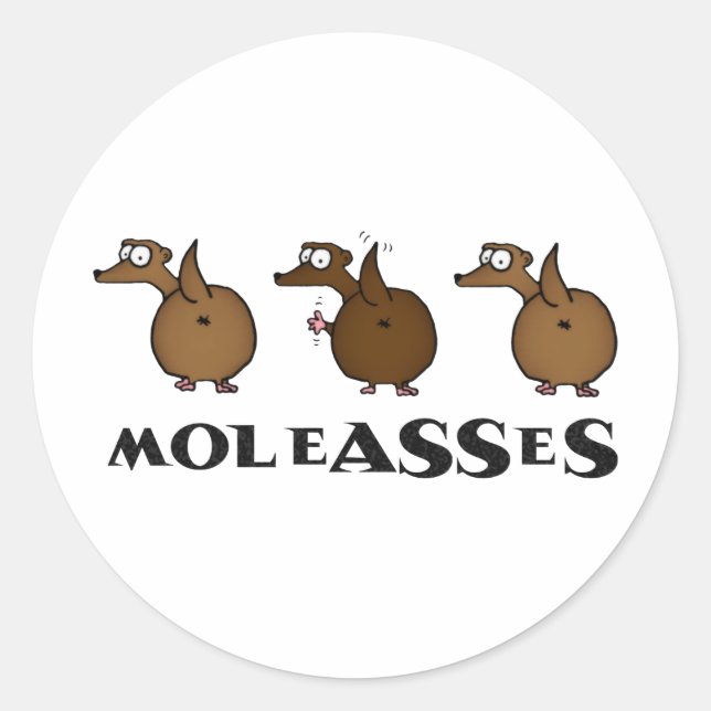 Moleasses Stickers (Front)