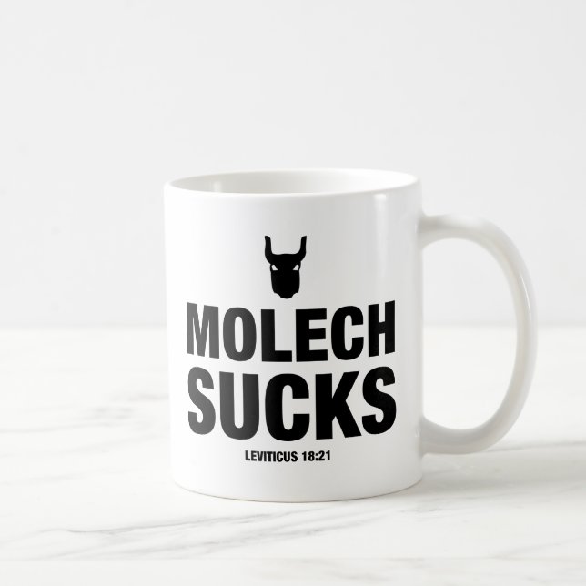 Molech Sucks Mug (Right)
