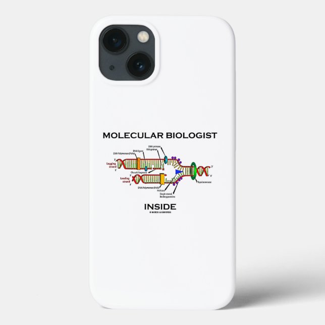 Molecular Biologist Inside DNA Replication  Case-Mate iPhone Case (Back)