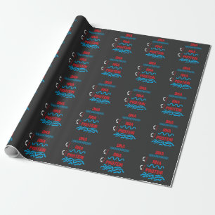 Molecular Biology DNA RNA Protein Cell Biology Wrapping Paper