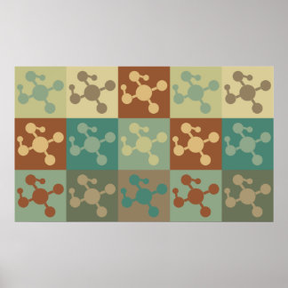 Molecular Biology Pop Art Poster