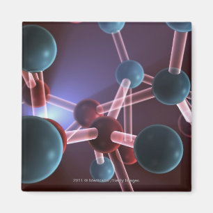 Molecular structure of caffeine magnet