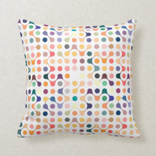 Molecular Structure Pattern Cushion