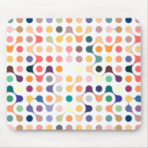 Molecular Structure Pattern Mouse Mat