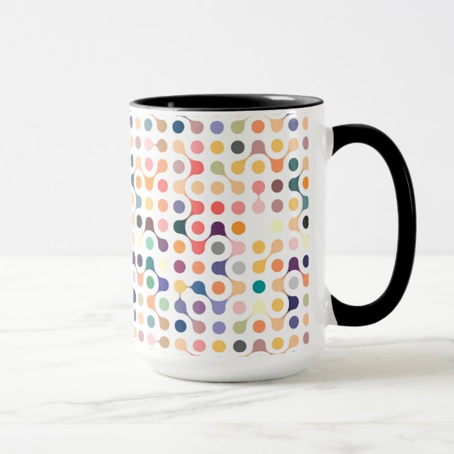 Molecular Structure Pattern Mug (Right)