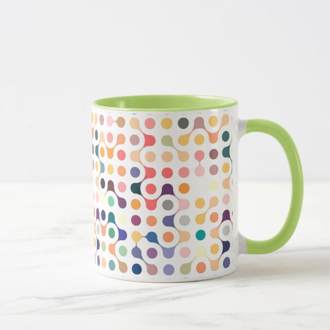 Molecular Structure Pattern Mug (Right)