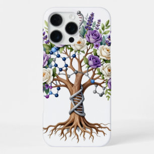 Molecular Tree of Life Chemistry and Biology Flora iPhone 16 Pro Max Case