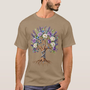 Molecular Tree of Life Chemistry and Biology Flora T-Shirt