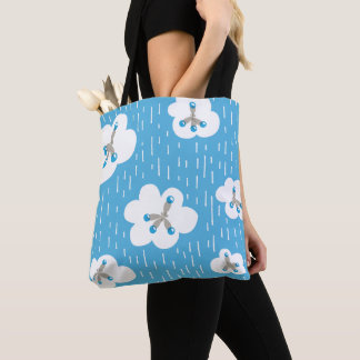 Molecule Pattern Organic Chemistry Orange Tote Bag