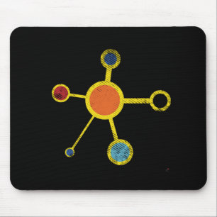 Molecule with Texture v 2.0 Mouse Mat