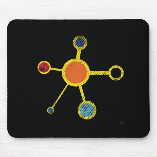 Molecule with Texture v 2.0 Mouse Mat (Front)