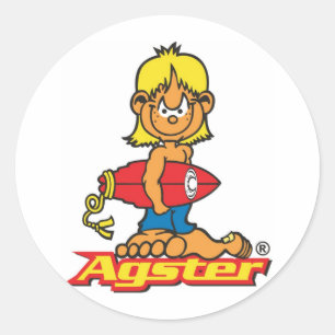 moleke classic round sticker