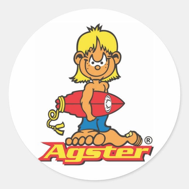 moleke classic round sticker (Front)