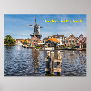 Molen de Adriaan, Haarlem, Netherlands Poster