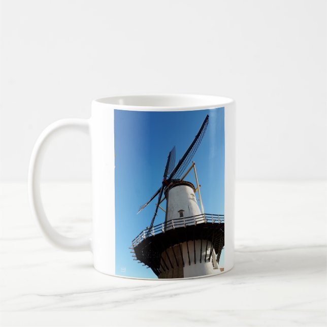 Molen in the Netherlands in Willemstad. Coffee Mug (Left)
