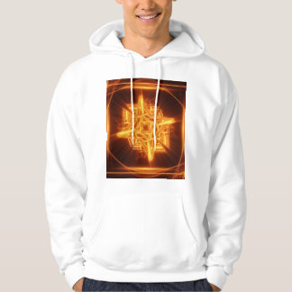 Moletom símbolo laranja de fogo hoodie