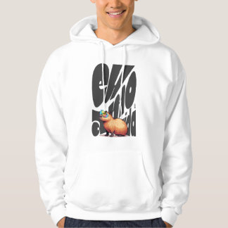 Moleton Capivara Eu Amo A Vida Hoodie