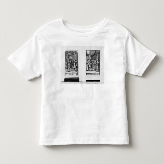 Moliere, frontispiece for 'The Miser' Toddler T-Shirt (Front)
