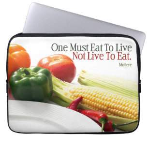 Moliere Inspirational Quote Laptop Sleeve 13 inch