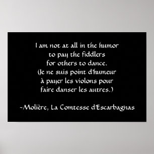 Molière - Pay the Fiddler Poster