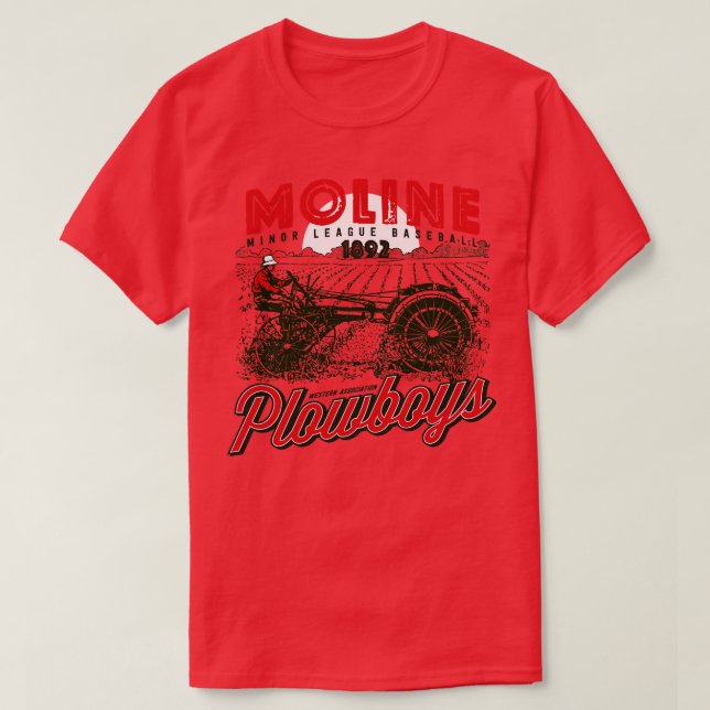 Moline Plowboys TShirt (Design Front)